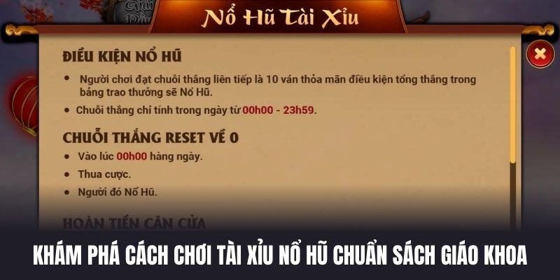 Khám phá cách chơi tài xỉu nổ hũ chuẩn sách giáo khoa
